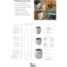 Электрическая печь SAWO NORDEX MINI NRMN-36Ni2-Z (3,6 кВт, выносной пульт, внутри оцинковка, снаружи нержавейка)